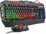 Rii RK900 Large Size 7 Colors Rainbow LED Backlit Mechanical-Feel Keyboard $31.49 Delivered @ Ruige Direct via Amazon AU