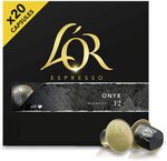 L'OR Espresso Coffee Onyx or Lungo Profondo - 200 Capsules $59.95 Delivered ($53.96 with S&S / $0.27 Each) @ Amazon AU