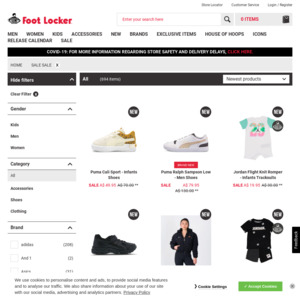 Foot locker clearance release calendar au