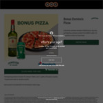 Redeem a Free Domino's Value Pizza With Purchase a Jameson Product From BWS (Receipt Required) @ Winning Drinks