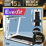 [Afterpay, eBay Plus] Everfit Treadmill Electric Home Gym Exercise Machine $307.46 Delivered @ Ozplaza Living via eBay