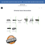 $10 off $100 Spend, $25 off $200 Spend Auto Accessories Sitewide @ Oriental Auto Decoration