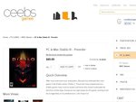 Diablo III Pre-Order $65 Shipped, Bonus $5 off Fedex Shipping @Ceebsgames