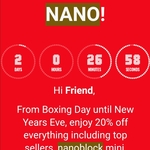 20% off Sitewide + $6.95 Delivery ($0 with $100 Order) @ Nanoblock
