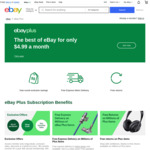 eBay Plus Cancellation Free eBay $30 Gift Card Offer to Stay on