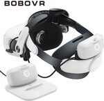 BOBOVR M2 Plus Quest 2 Head Strap + Twin Magnetic Battery Pack + Dual Dock US$80 (~A$120) Delivered @ BOBOVR Store AliExpress
