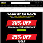 25% off Speakers, Subs and Amps, 25% off Tools, 30% off Nulon and Castrol Oils @ Autobarn