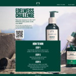 Win 1 of 7 The Body Shop Edelweiss Prize Packs Worth $309 from The Body Shop