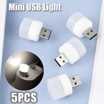 5pcs Mini USB Plug Light Warm/Cold US$2.04 (~A$2.88), Multiple Colours US$2.28 (~A$3.22) Shipped @ Do it Yourself AliExpress