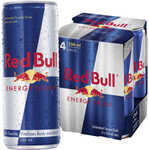 Red Bull Energy Drink 250ml 4-Pack $5.45, 6-Pack $6.80 C&C/ in-Store @ BIG W