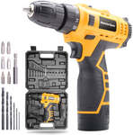 MasterSpec 12V Cordless Drill Driver Screwdriver Accessories $39.99 (Was $49.99) + Delivery (Free to Major Cities) @ TOPTO
