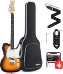 Donner Telecaster Electric Guitar with Strap, Cable & Gig Bag $116.99 Delivered @ Donner Music via eBay