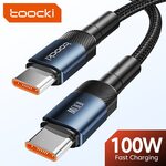 Toocki USB-C to USB-C 100W PD Cable 0.5m US$2.90 (~A$4.32), 60W PD Cable 0.5m US$2.23 (~A$3.33) Shipped @ Toocki 3C AliExpress