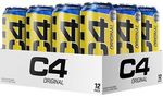 [Short Dated] C4 Original Carbonated 12x473ml (Various Flavours) $32.45 + $8.95 Delivery ($0 with $99 Order) @ Supps R Us