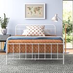 Zinus White Metal Double Bed Was $269 Now $99 (Save 63%) Plus Free Delivery to Most Metro Areas