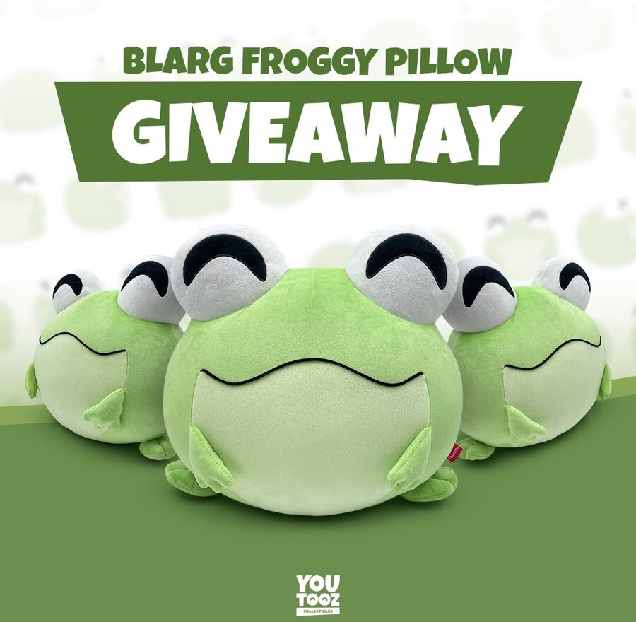 Win A Blarg Froggy Pillow From Blarg My Shnoople X Youtooz Ozbargain