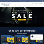 Up to 50% off Storewide +  Delivery ($0 WA C&C/ $100 Order) @ WestCoast Hifi