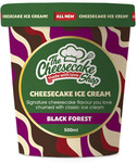The Cheesecake Shop Chocolate Mud Cake, Caramel Fudge, Black Forest 500ml Ice Cream $6 (Was $12) @ Coles