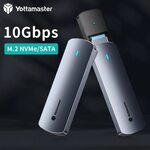 Yottamaster M.2 NVMe/SATA 10Gbps USB-C SSD Enclosure US$8.32 (~A$12.81) Shipped @ Yottamaster Official AliExpress