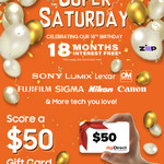 [NSW, WA, VIC, QLD] Free $50 Gift Card to The First 100 Customers in Each Store @ digiDirect