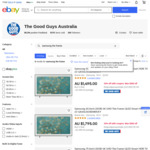 Samsung The Frame QLED 4K (2022) 85" $3495, 75" $2515.50, 65" $1615.50, 55" $1345.50, 50" $1165.50 + Post @ The Good Guys eBay