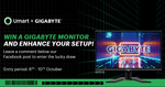 Win a Gigabyte 27" QHD IPS 144hz HDR Freesync Gaming Monitor Worth $419 from Umart