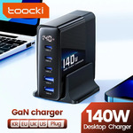 Toocki GaN 140W 5-Port PD Charger US$25.29 (~A$41.61) Delivered @ Factory Direct AliExpress
