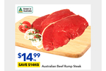 [NSW, VIC, QLD] Australian Rump Steak $14.99/kg (Was $28.99/kg) @ Ritchies IGA