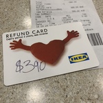IKEA Gift Card - Credit $390 buy $350 (Receipt Ncluded)
