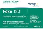 67% off Pharmacy Choice Fexo (Generic Telfast) 180mg 30 Tablets $5.00 (Was $14.99) @ Good Price Pharmacy