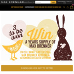 Win 1 of 3 Years’ Supplies of Max Brenner from Max Brenner