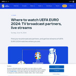 Free to Watch UEFA EURO 2024 via VPN (Various Countries, Free Account May Be Required)