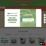 20% off Storewide (Gluten Free Bars & Snacks) +  Shipping ($0 with $100 Order) @ Kuranda