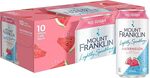 Mount Franklin Lightly Sparkling Watermelon 10x375ml $9.81 (Min: 2; $8.83 S&S) + Delivery ($0 with Prime/ $59 Spend) @ Amazon AU