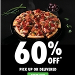 [VIC] 60% off Menu Priced Items (Minimum Delivery Order $22.90) @ Domino's, Berwick