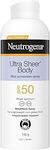 Neutrogena Ultra Sheer Body Mist Sunscreen SPF50 140g $10 ($9.00 S&S) + Delivery ($0 with Prime/ $59 Spend) @ Amazon AU