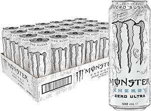 Monster Energy Drink Zero Ultra White 24x 500ml $45.60 ($41.04 S&S) + Delivery ($0 with Prime/ $59 Spend) @ Amazon AU