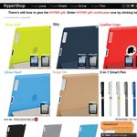 Variety of iPad Cases for $4.99 + International Shipping @ $11.04