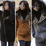Ladies Leopard Print Hooded Sweater AU $9.98 (Save AU $5.78) Delivered from Banggood.com