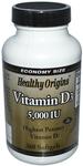 iHerb Online: Healthy Origins, Vitamin D3, 5,000 IU, 360 Softgels - AU $13.25, 61% Discount