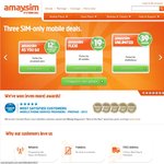 35% off Amaysim Unlimited 1st Month Usually $39/Month Unlimited Calls/ 4GB Data