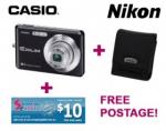 Casio Exilim EX-Z9 Digital Camera $149.95 + FREE Camera case + FREE $10 Voucher + FREE Postage! 