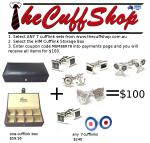 7 cuffs + free cuff storag box for $100