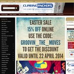 15% off Climbing Anchors - Easter Sale