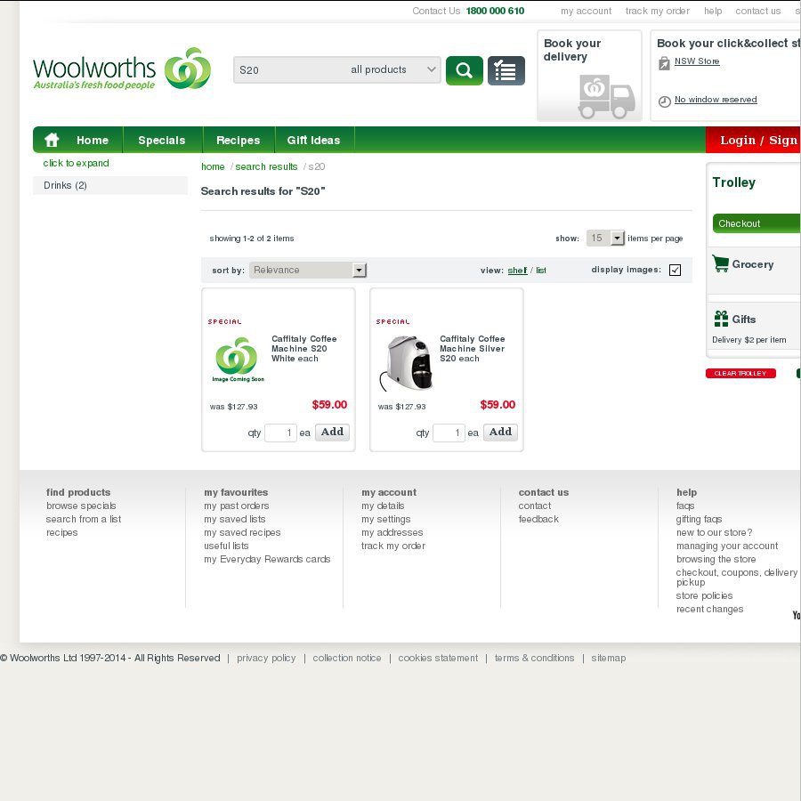 woolworths s20