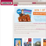WIN a 12 Month Subscription to The Magazine of Your Choice from iSUBSCRIBE