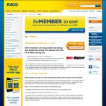 Repco Stores - 20% off for RACQ, RACV and NRMA Members in July