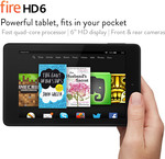 Kindle Fire HD 6 8GB Wi-Fi Quad Core Tablet $126 USD Delivered (Pre-Order) @ Amazon
