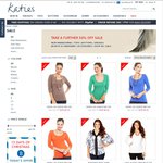 Katies: Take a Further 50% off All Sale Stock + Free Click-N-Collect or $10 Shipping