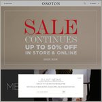 Extra 25% OFF on SALE Items @ OROTON Online TODAY ONLY